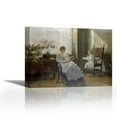 thumbnail image 1 of Mrs Leopoldine Masarai - Contemporary Fine Art Giclee on Canvas Gallery Wrap - wall décor - Art painting - 36 x 26 Inch - Ready to Hang, 1 of 2