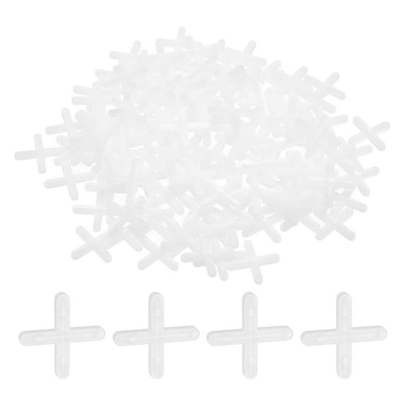Uxcell 1/8" 3 mm Tile Spacers 300Pcs Plastic Hexagonal Tile Spacers Spacing Leveling Laying Tools White
