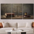 thumbnail image 2 of Hieng Vintage Legal Canvas Wall Art, Scales Of Justice Canvas Wall Art, Judge Hammer Printed Pictures,Law Office Decor,Office Wall Decor（Only canvas）, 2 of 6