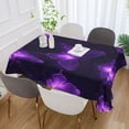 thumbnail image 5 of 60x120 Inch Tablecloth Polyester Square Tablecloth for Home Kitchen Dinner Decor Glowing Butterflies Pattern, 5 of 9