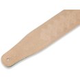 thumbnail image 5 of Levy's Leathers 2.5" Suede Leather Guitar Strap Dandelion Emboss Design; Seafoam (MS26DE-SEA), 5 of 5