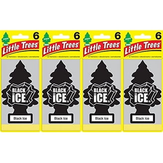 Little Trees Black Ice Car Freshener - Extra Strength Scent (2 Pack)