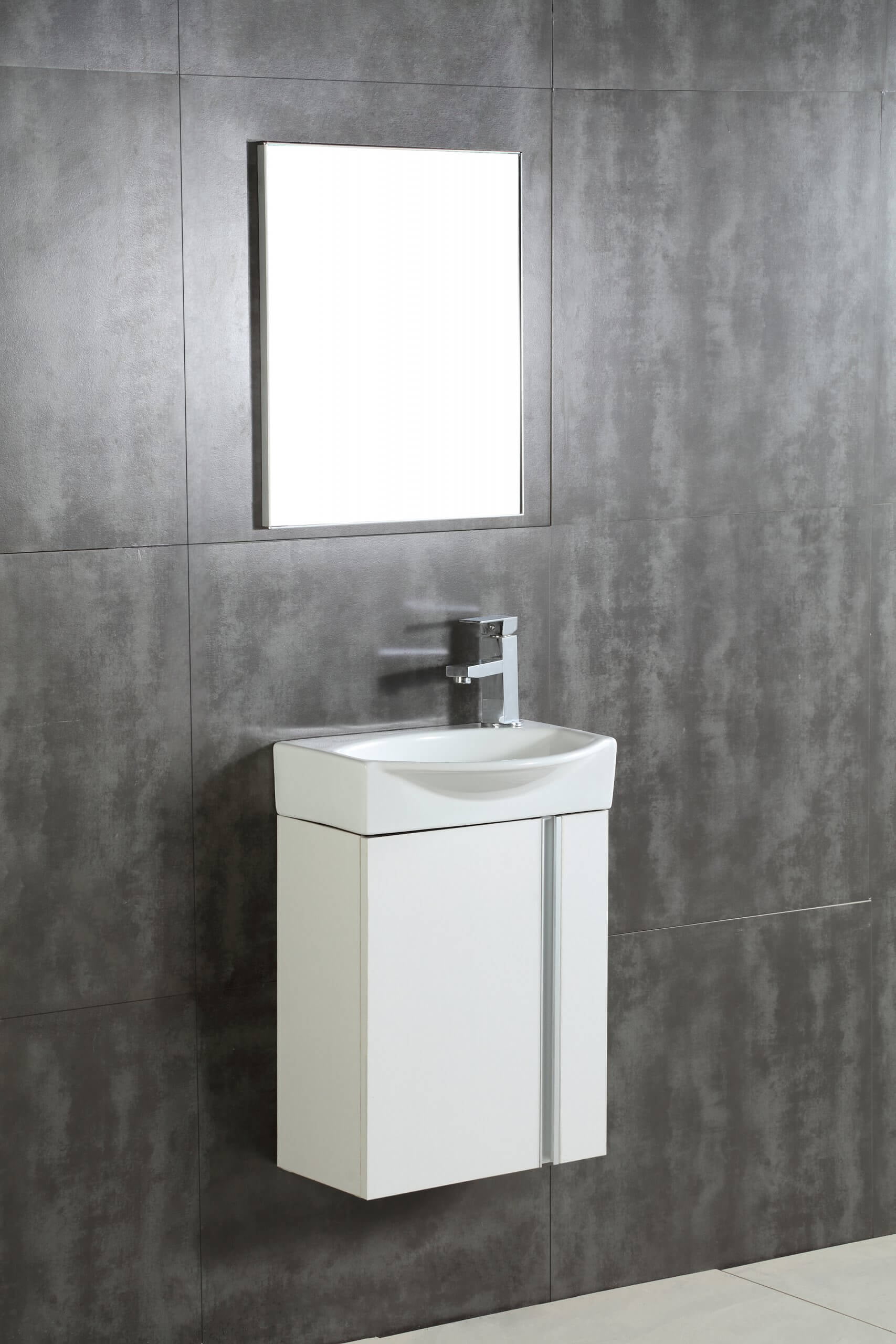 Fine Fixtures Compacto Small Bathroom, Small Vanity Cabinet Only