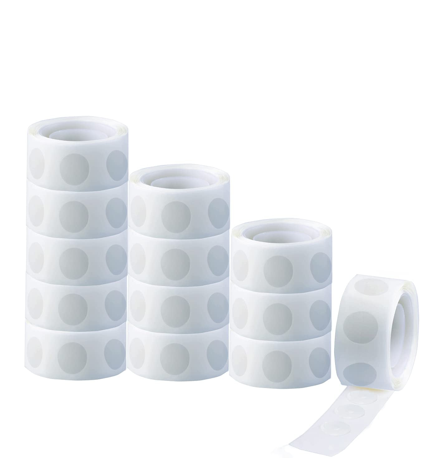 400 PCS (4 Rolls) Glue Point Clear Balloon Glue Removable Adhesive Dots Double  Sided Dots of Glue Tape for Scrapbook, Party, Wedding, Balloons Decoration