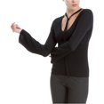 thumbnail image 2 of Blusa de punto Max Studio London con cuello anudado para mujer negro mediano, 2 of 2