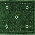 thumbnail image 1 of Ahgly Company Indoor Square Persian Emerald Green Traditional Area Rugs, 7' Square, 1 of 4