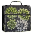 thumbnail image 5 of FORMRS Zipper Binder with Shoulder Strap 2-inch Ring 500 Sheet Capacity File Bag, Gray Floral, 5 of 5