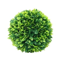 Artificial Plant Topiary Ball Faux Boxwood Balls Round Spheres Plant Balls with Leaves Outdoor Greenery Boxwood Topiary Balls for Front Porch Home Backyard Patio Wedding Party Decor 7 Inch