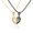 black+goldcombination, variant on EIGTHTAIL 2Pcs Couples Necklace Matching Necklace for Couples Alloy Magnetic Heart Shape Pendant Necklaces Meaning that You‘re Eternal Love Between Each Other Silver + Silver Combinati