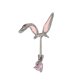 thumbnail image 1 of Girly Pink Rabbits Ear Cuff Allergy Resistant Cartilage Earring Dainty Jewelry Ear Studs Perfect For Everyday Style, 1 of 4