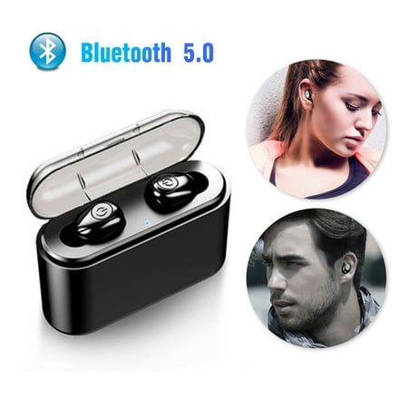 Earphones Pro EEEKit Wireless Earbuds Bluetooth Headphones Universal IPX6 Waterproof Bluetooth 5.0 Stereo Earphones Built-in Mic for iPhone XS XR XS Max, Samsung Galaxy S10 S10E S9 S9 Plus and More ()