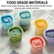 thumbnail image 3 of Set de moldes para helados | Fabricante de paletas caseras para niños y adultos | Material ABS | Fondo blando para fácil desmoldeo | Contenedor apilable para bloques de hielo de 6 piezas, 3 of 9
