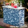 thumbnail image 4 of GoBar Portable Bar Table for Events - Pop Up Mobile Bartending Station with Travel Carrying Case - Black, 4 of 7