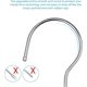thumbnail image 3 of Wire Coat Hangers 40 Pack Strong Heavy Duty Stainless Steel Metal Ultra Thin Space Saving Clothes Hangers 16.5 Inch, 3 of 4