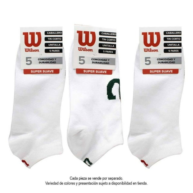 Tin Wilson para Hombre, Blanco W Varios Colores 5 Piezas Unitalla
