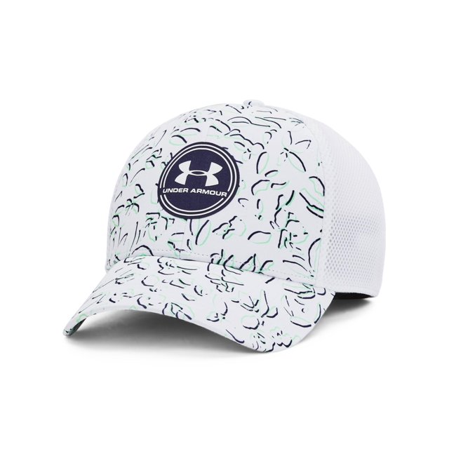 Gorra Under Armour Iso-Chill Driver Mesh Blanca Talla Pequeña/Mediana