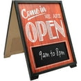 thumbnail image 1 of A-Frame Open/Closed Sign w Chalkboard Rustic Easy to Mount Informative Business Store Restaurant Bar Double Sided, 1 of 4