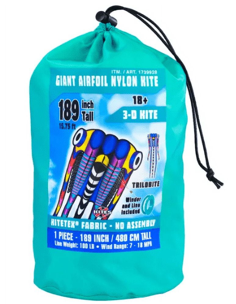 Giant 15' Trilobite Airfoil Nylon 3-D Kite