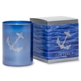 thumbnail image 1 of Primal Elements CIBANC Anchor 9,5 oz. Icon Candle en Verre Bleu, 1 of 1