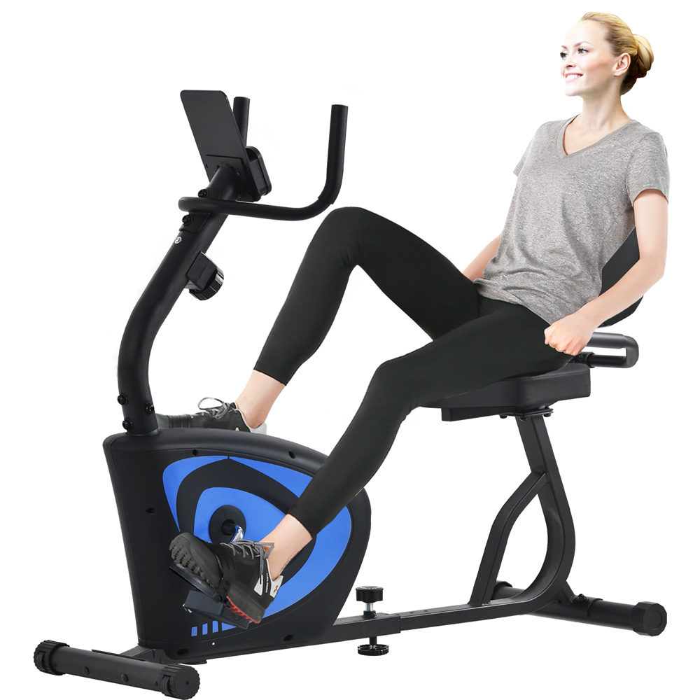 Recumbent Bikes for Exercise, Recumbent Bike with Digital Monitor, 8Level Resistance