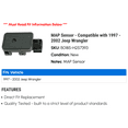 thumbnail image 2 of MAP Sensor - Compatible with 1997 - 2002 Jeep Wrangler 1998 1999 2000 2001, 2 of 2