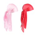 thumbnail image 5 of 2 Piezas Bandana Turban Sunnimix Rojo + Rosa, 5 of 5