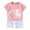 Hot Pink, variant on Edvintorg Toddler Baby Boy Outfit Set Kids Boys Girls Fashion Cute Cartoon Print Short Sleeve Shirt Short Set Casual Homewear Summer Suit