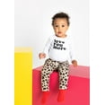 thumbnail image 2 of Garanimals Baby Girl Long Sleeve Graphic Bodysuit, Sizes 0-24 Months, 2 of 6