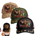 thumbnail image 2 of TOWED22 250th Anniversary USA Hat Adjustable 250 Year American Anniversary Hat 1776-2026 Embroidery Patriotic Baseball Cap A, 2 of 8