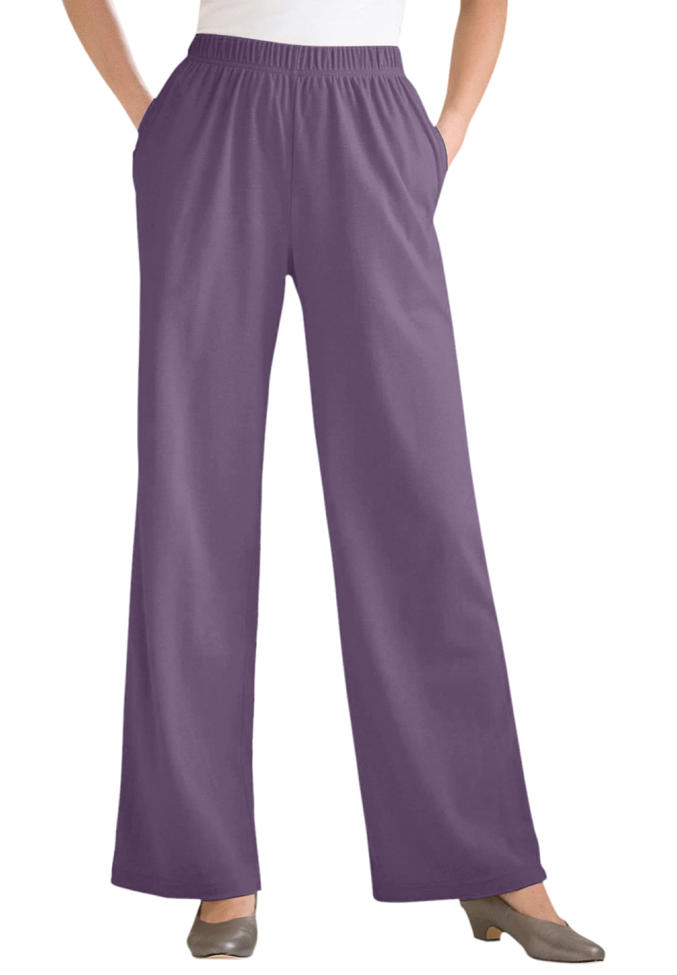 walmart plus size knit pants