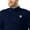 Collegiate Navy, variant on SOL All DAY Quarter zip pullover (Black, L)