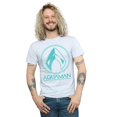 thumbnail image 2 of DC Comics Mens Aquaman Aqua Logo T-Shirt, 2 of 3