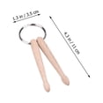 thumbnail image 4 of MasteelfCA Drum Stick Shaped Keychain Drumstick Pendant Design Key Ring Unique Key Pendant, 4 of 7