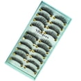 thumbnail image 1 of Fiudx Pestañas Postizatus, Extensiones de Pestañas En Volúmenes, Estilo Glamuroso y Tenues, Pestañas Postizas Reutilizables, Ideales Selfies de Boda, Maquillaje de Fiesta a Juego, Fibras de Alta Cali, 1 of 6