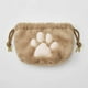 thumbnail image 3 of Bolsa de maquillaje con diseño de garra de gato, con cordón, para viaje, para guardar cosas en el baño, con diseño de dedos de los pies para damas y niñas (marrón), 3 of 5
