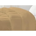 thumbnail image 6 of 3 Piece Luxury U Shape Pattern Comforter By D.N.G. BEDDINGS Set Premium Super Soft, 1000 Thread Count 100% Egyptian Cotton Twin/Twin XL Size Taupe Color, 6 of 9