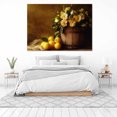 thumbnail image 3 of Mudket Vintage Lemon and Yellow Flowers Canvas Wall Art, Framed Floral Print, Ready to Hang Farmhouse Decor for Kitchen Living Room, Rustic Botanical Artwork - 12"L x 8"W, 3 of 10