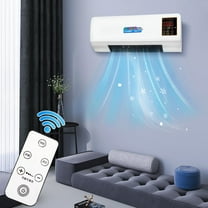 Mrrzels Air Conditioner, Portable Air Conditioners, Small Wall Mounted Air Conditioner with Remote for Home Office Bedroom, Energy-saving, 1500W