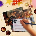 thumbnail image 4 of 16 piece set of dragon birthday invitation letter, with envelope and stickers, dungeon party invitation letter, blank name party invitation letter, birthday party supplies decoration, 4 of 7
