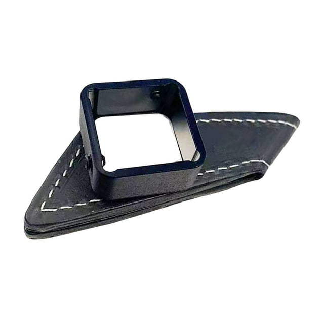 Mini Soporte para tiza Sharpla para tacos de billar herramienta práctica con clip de cuero