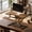 Walnut-35 in, variant on FitStand Home Office Height Adjustable Standing Desk Converter Walnut 35" U-Shape with Keyboard Tray