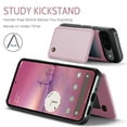 thumbnail image 4 of Case for Google Pixel 9 / 9 Pro with Card Holder, Retro PU Leather RFID Blocking Credit Card Slots Double Magnetic Clasp Flip Kickstand Shockproof Phone Cover for Google Pixel 9 / 9 Pro,Pink, 4 of 9