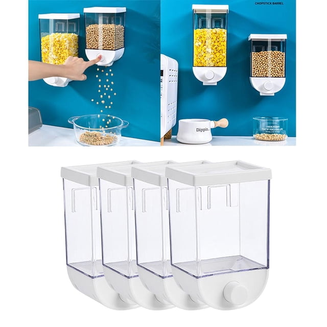 Dispensador de Cereal perfecl contenedor de almacenamiento de alimentos 4x 1000 ml