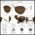 thumbnail image 5 of SA106 Oval Metal Sunglasses for Women and Men, 5 of 7