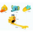 thumbnail image 5 of Extensión de grifo para niños, 2 piezas de extensión de grifo para niños y extensión de interruptor de grifo, forma de pato, ajustable, más conveniente para el lavado de manos de niños pequeños, 5 of 5
