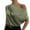 Green, variant on Afdoent Blouses For Women Solid Color Sleeveless Shirt With Irregular Shoulders One Neck Pullover Summer Outfits 2025