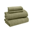 thumbnail image 2 of Superior Solid Flannel Cotton Sheet Set, Twin, Sage, 2 of 9