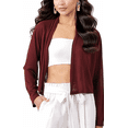 thumbnail image 3 of Sucegi Summer Must - Have! Women's Versatile Thin, Breathable Long - Sleeve Open - Front Cardigan., 3 of 5