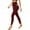 Vin, variante sur Bmisegm Pantalon de Yoga Moulant Élastique à Séchage Rapide Uni avec Poches pour Femme Pantalon de Yoga D\'entraînement Physique Pantalon de Yoga 2024 Noir TG