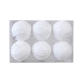 thumbnail image 2 of 6 bolas navideñas para de , suministros para fiestas, decoraciones para de para aniversarios y fiestas en interiores. Blanco, 2 of 9